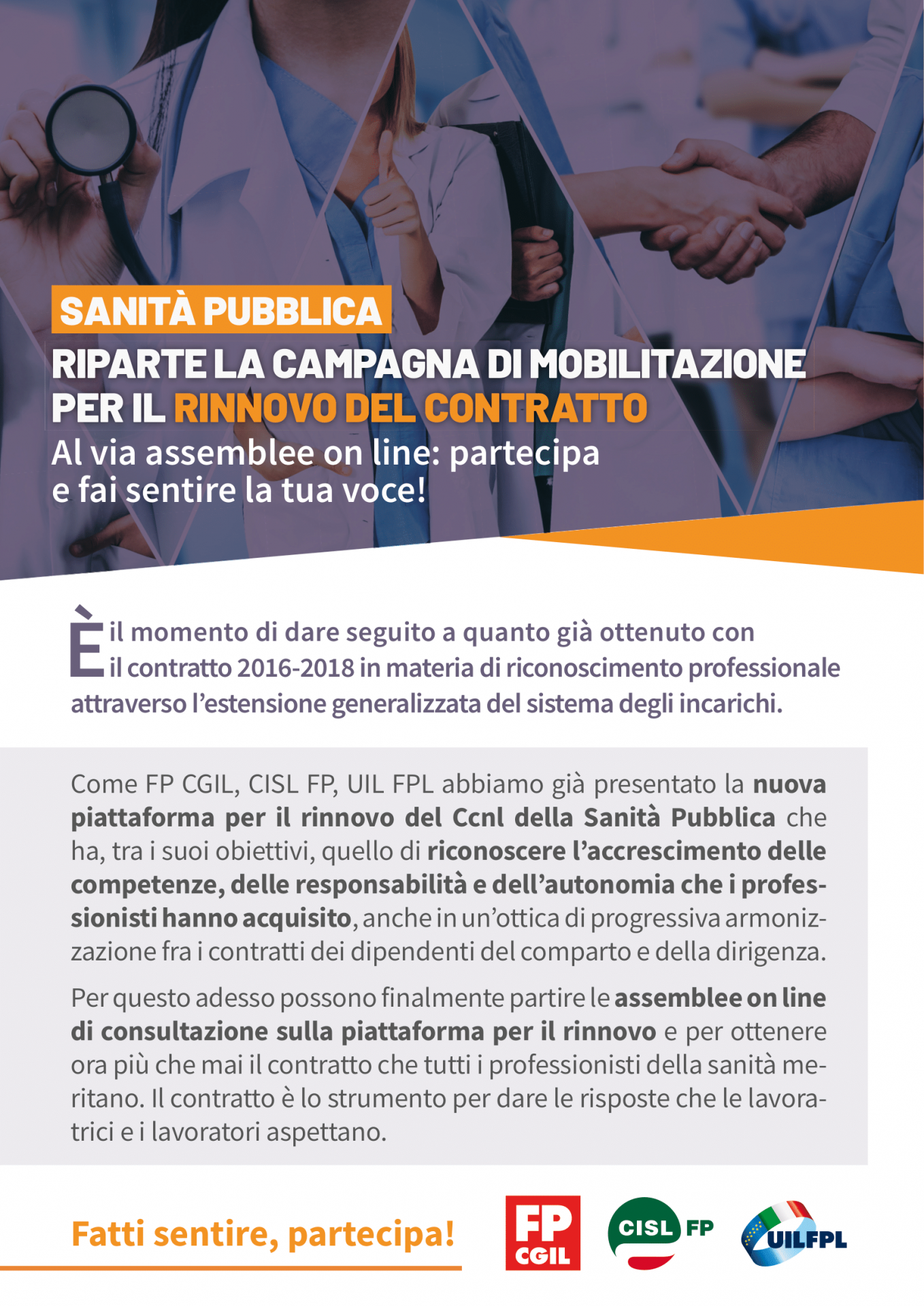 Riparte La Campagna Di Mobilitazione Per Il Rinnovo Del Contratto ...