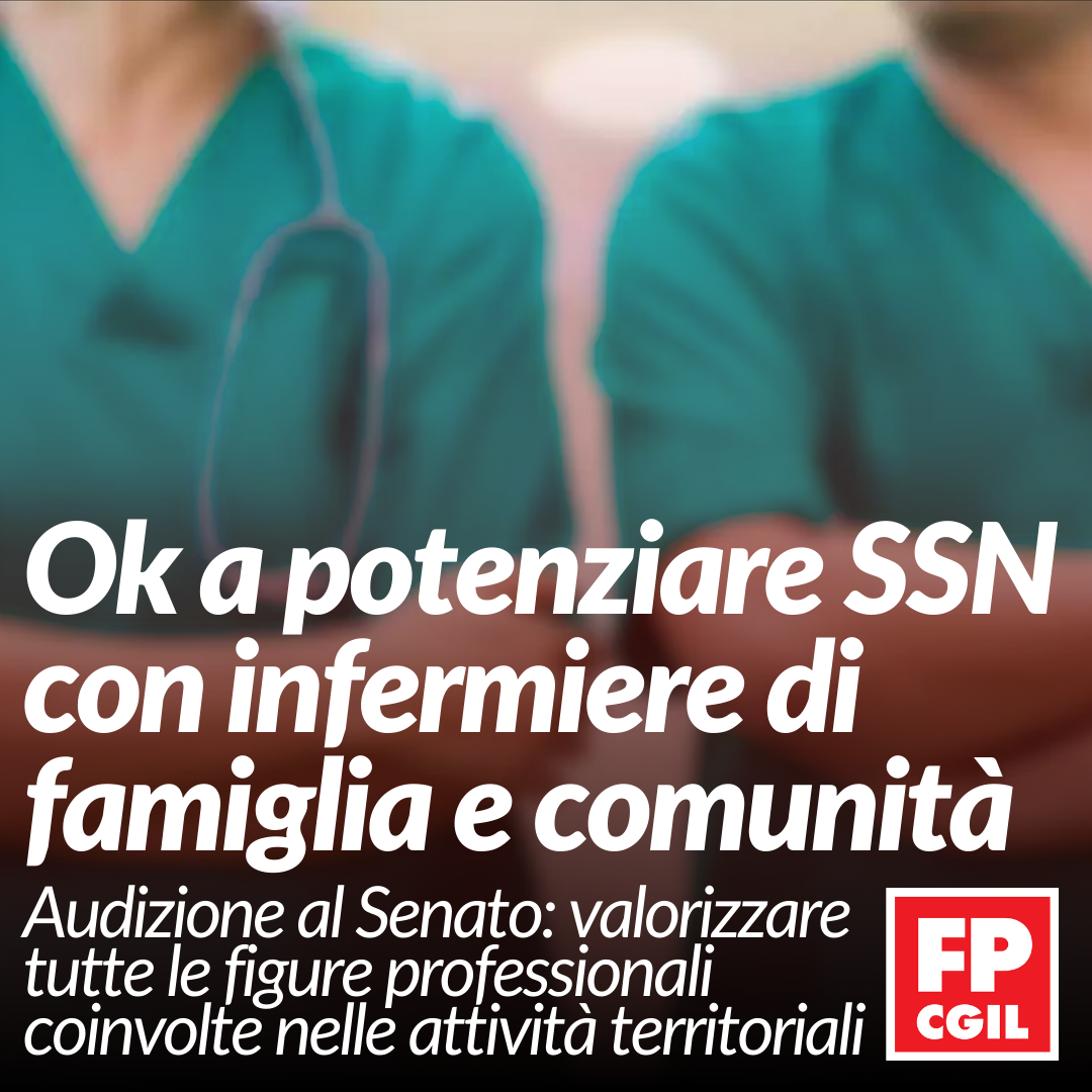 Sanità: Cgil Cisl Uil Fp, Ok A Potenziare Ssn Con Infermiere Di ...